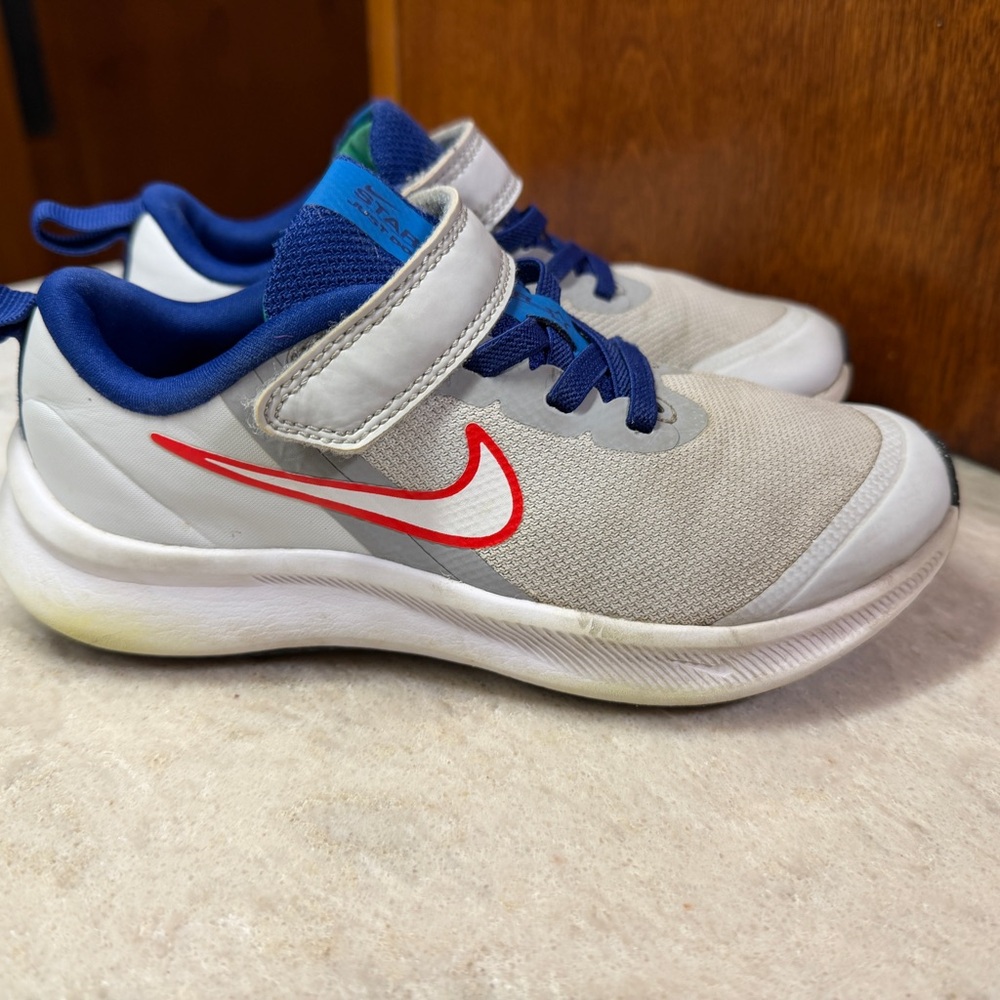 Nike Kids Shoes - Gray and Blue. Size 12.  Toddler.